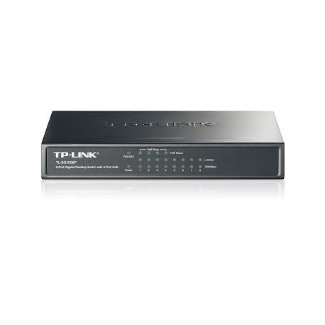 TL-SG1008P 8-Port Gigabit Desktop Switch with 4-Port PoE