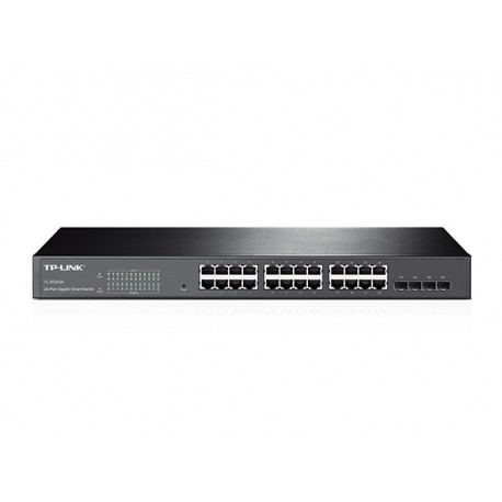 JetStream 24-Port Gigabit Smart Switch with 4 SFP Slots